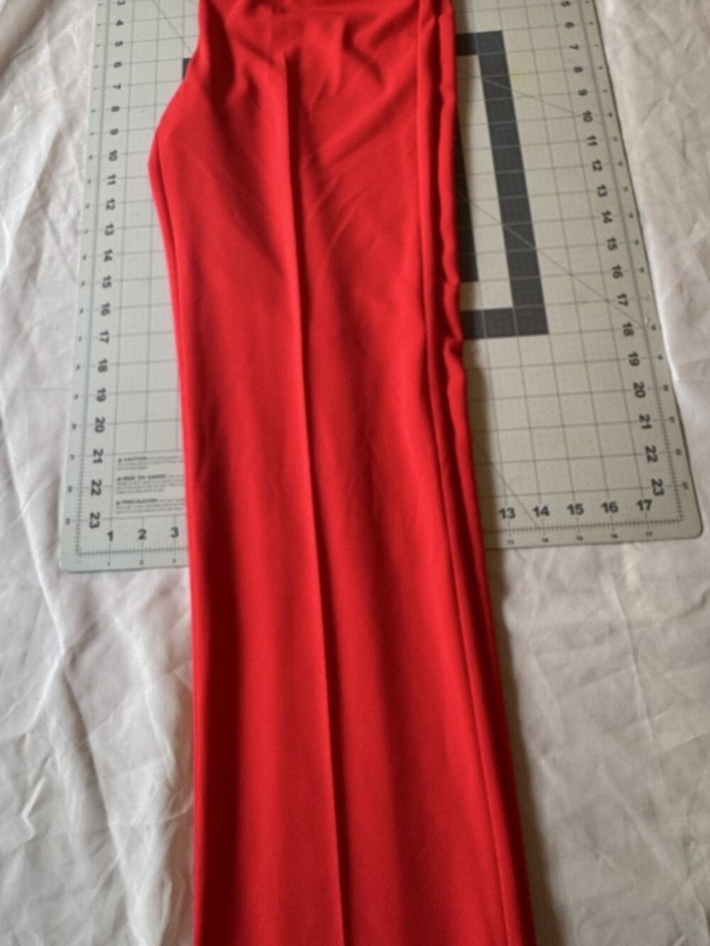 SOHO Red Sailor Wide Leg Trousers Gold Button Pants